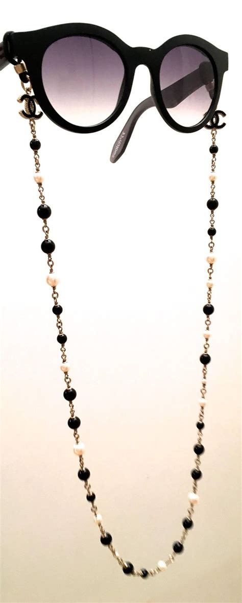 chanel eyeglass necklace|Chanel necklace online store.